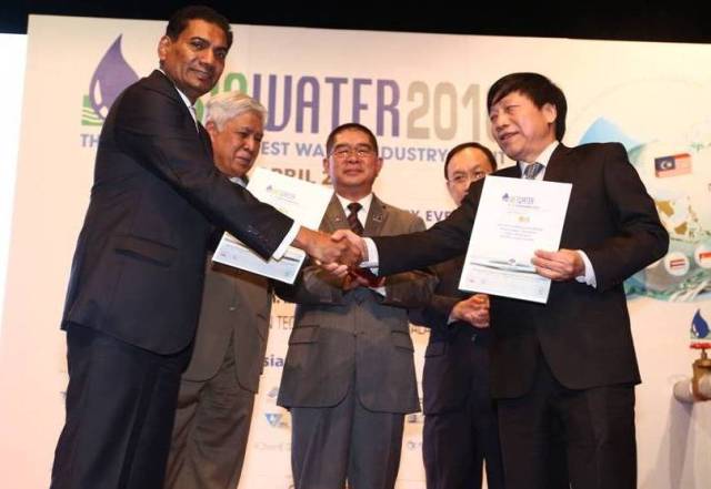 Thỏa thuận tác giữa UBM & Hội Cấp thoát nướcViệt Nam cho Vietwater2016